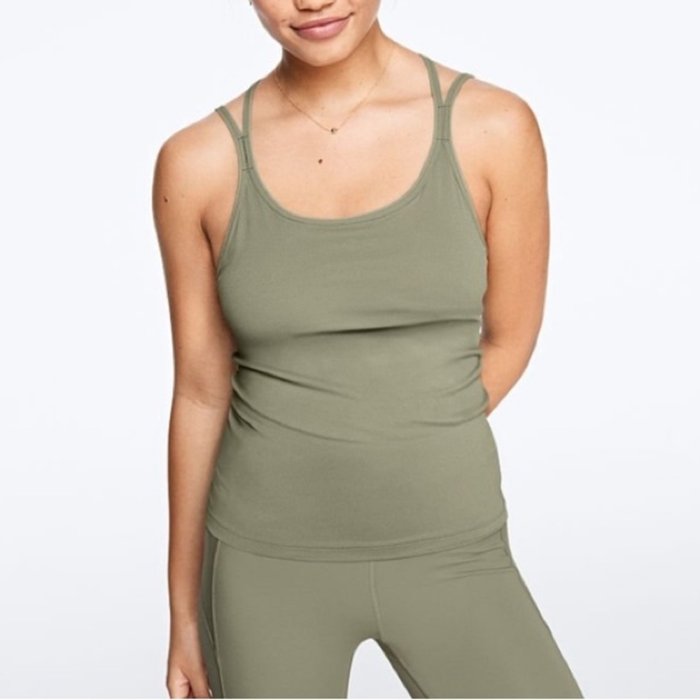 🖤PINK Victoria Secret Green Buttery Soft Brami Top